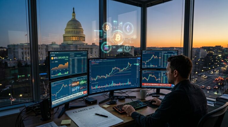 Kalshi Odds Signal Low Chance Crypto Clarity Act Passes Soon
