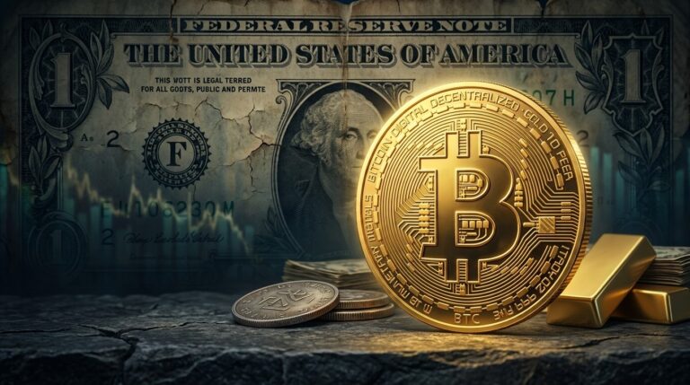 Kiyosaki Renews Bitcoin Call Amid Dollar Fears