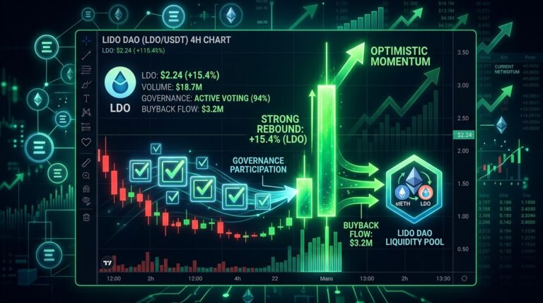 Lido DAO Rebounds 5% as NEST Vote Goes Live