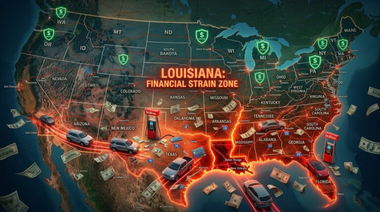 Louisiana Tops US Car Ownership Costs Burden Ranking