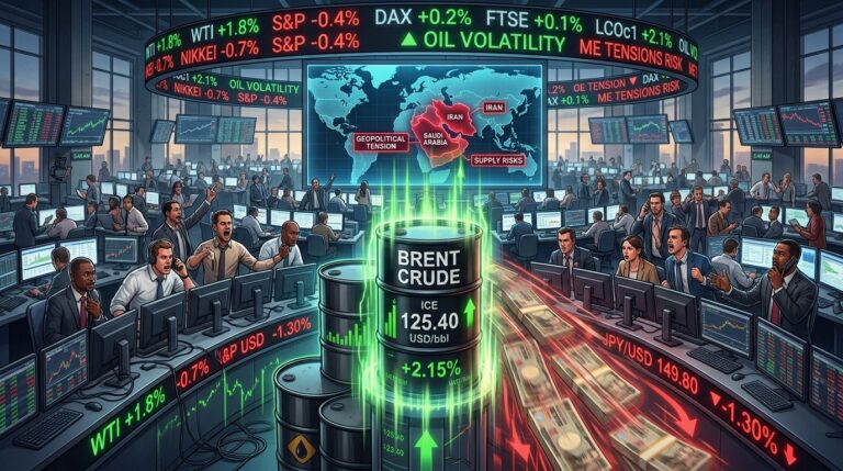 Markets Pull Back as Oil Surges on Geopolitical Tensions