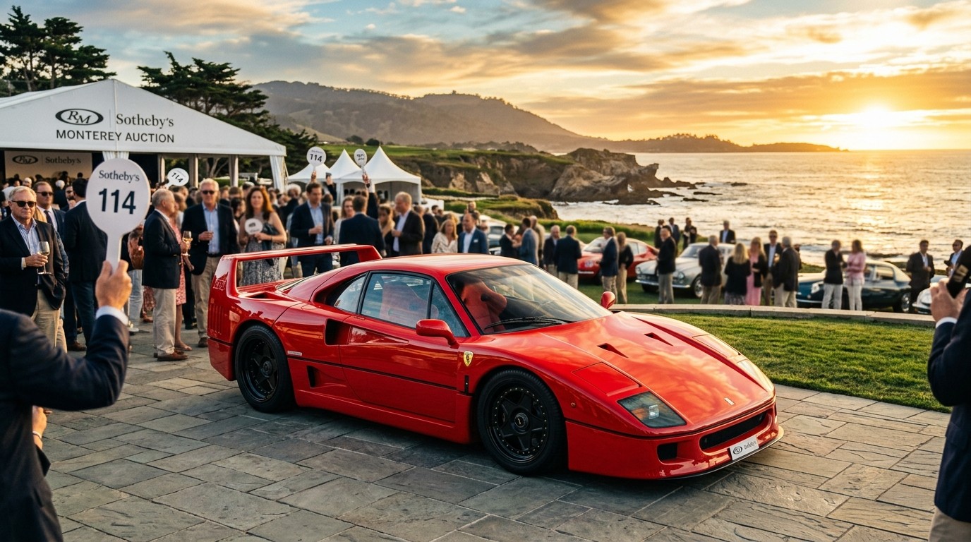 Photo: capwolf.com Monterey Car Week Auctions May Hit Record $500 Million as Younger Buyers Drive Up Prices of Modern Supercars