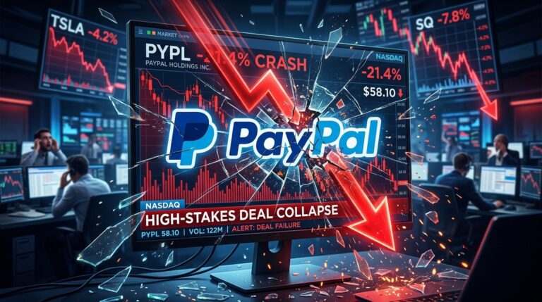 PayPal Stock Crashes After 50 Billion Takeover Bid Fails