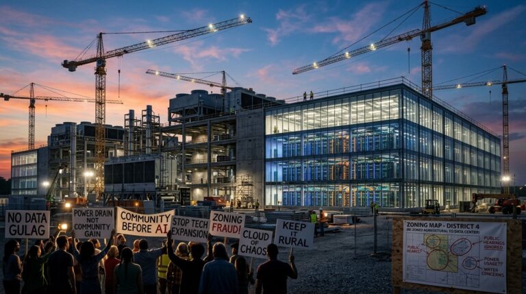 Political Backlash Slows Data Center Buildout Despite Strong Demand