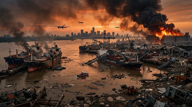 Russia Strikes Danube Port After Ukraine Hits Moscow Logistics