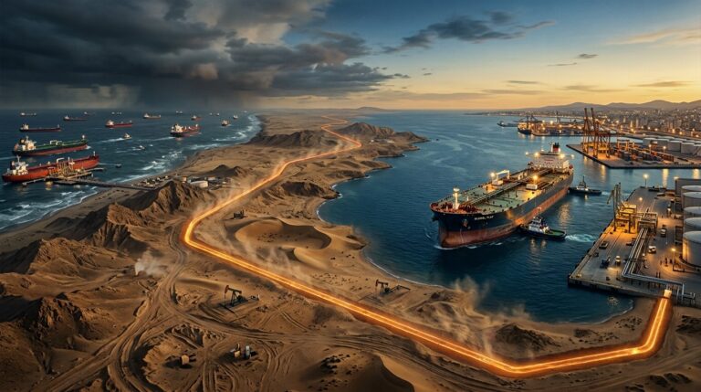 Saudi Oil Exports Shift To Mediterranean Pipeline Amid Red Sea Risks