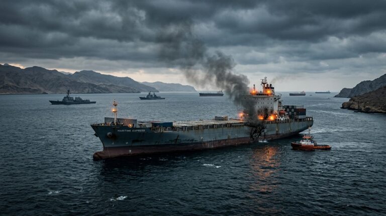 Ship Attack In Hormuz Strait Fuels Prolonged Conflict Fears
