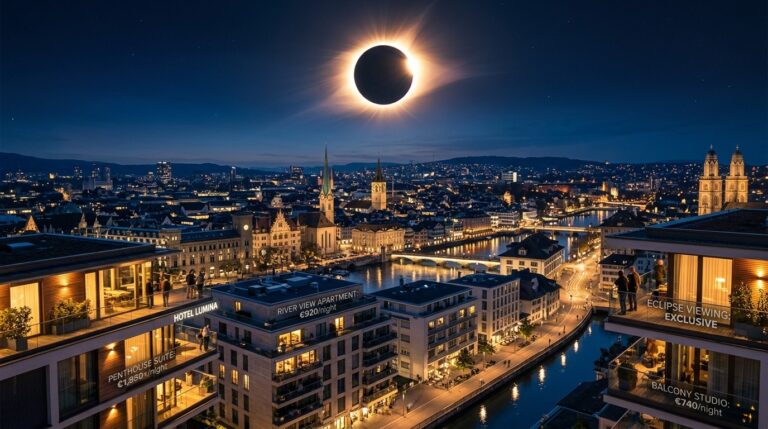 Solar Eclipse Hotel Prices Surge Past $1000 In Europe