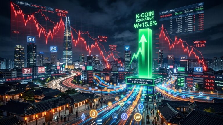 South Korea Crypto Trading Volume Drops 55% in First Half of 2026