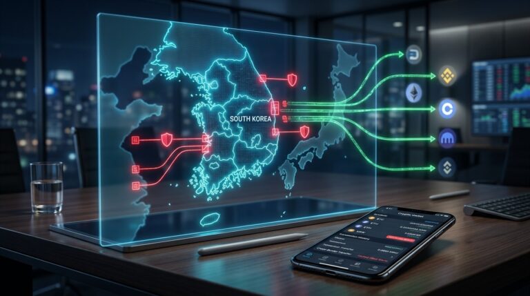 South Korea Crypto Transfer Rules Tighten Overseas Moves