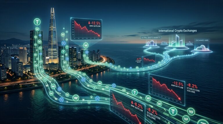 South Korea Stablecoin Outflows Hit 18 Months: What’s Driving Billions Overseas