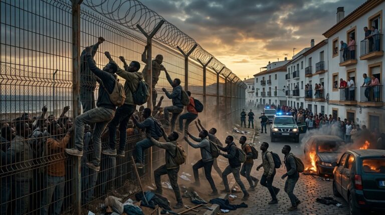 Spain Border Crisis: Massive Migrant Influx Overwhelms Ceuta and Melilla