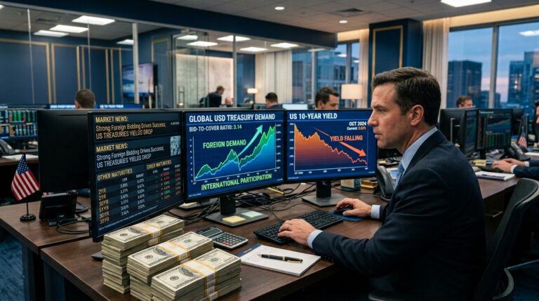Stellar 2-Year Treasury Auction Stops Through On Strong Foreign Demand
