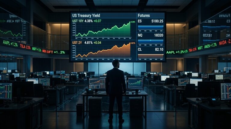 Stock Futures Flat After Sharp Sell-Off Driven By Rising YieldGenerating the blog articles