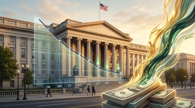 Treasury Upscales Longer-Term Debt Buybacks Yields Drop