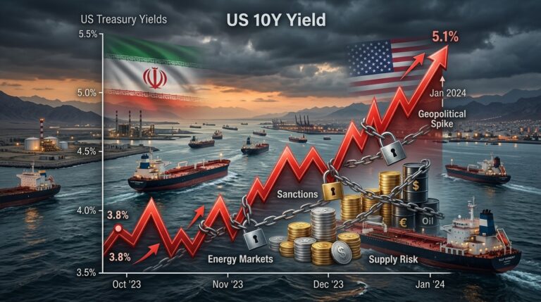 Treasury Yields Rise Amid US Iran Sanctions Threat