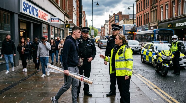 UK Police Stop Young Man For New Baseball Bat Purchase