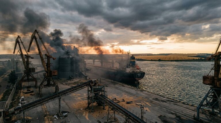 Ukraine Grain Exports Collapse Amid Black Sea Attacks