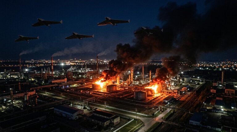 Ukrainian Drones Strike Deep Into Russia Killing 13