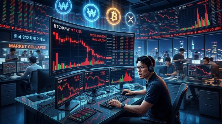 Upbit Volume Hits 1.15 Trillion Won During Flash Crash