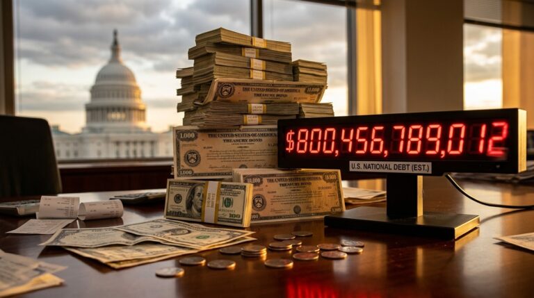 US Government Borrows 800 Billion In Just Three Months