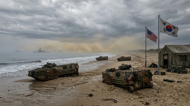 US Scraps South Korea Marine Drills Over Iran Strain
