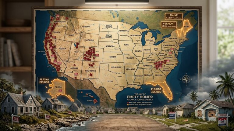 US States With The Most Empty Homes Revealed For 2024