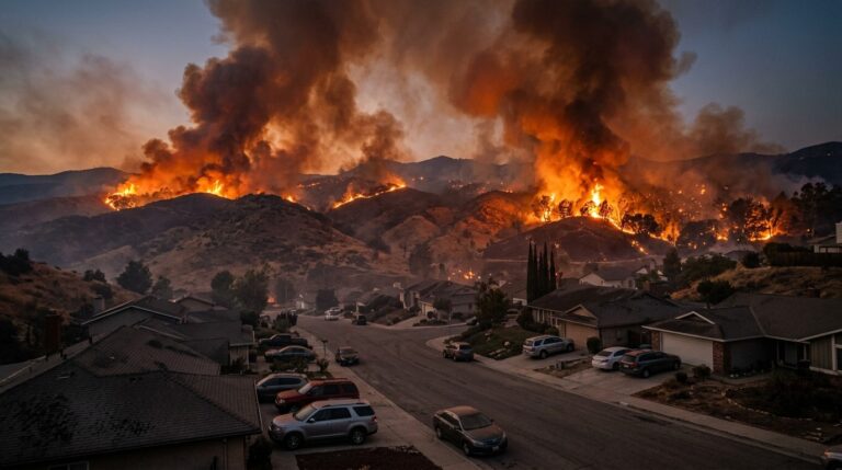 Western Us Canada Wildfires Force Mass Evacuations Amid Crisis