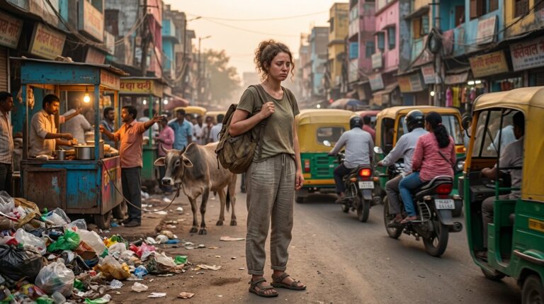 Western Woman Solo Travel India Cultural Shock Reality
