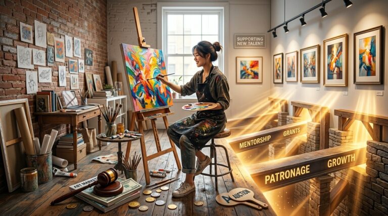Who Funds Emerging Artists and Their Creative Careers