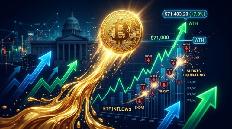 Why Bitcoin Surged 11 Percent Above 71000 Dollars