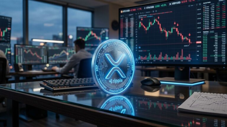 XRP Price Drops 5 Percent After Leverage Peaks