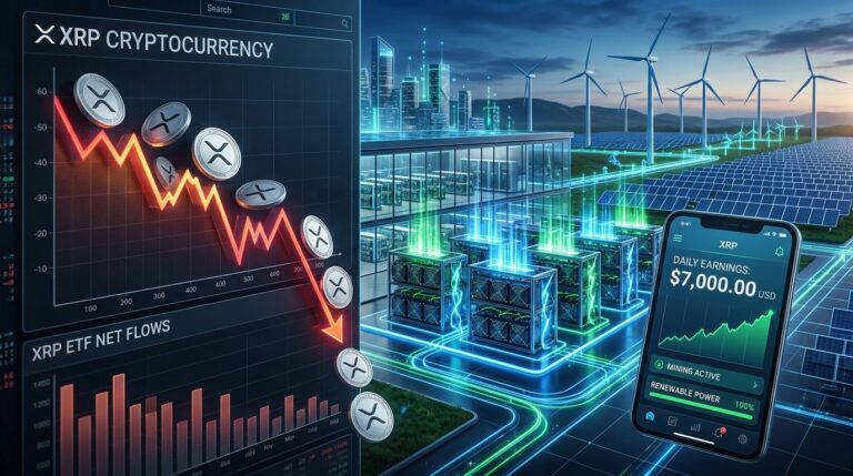 XRP Price Pressure Mounts as ETF Inflows Slow: UE Crypto Cloud Mining Offers Daily Earnings Potential