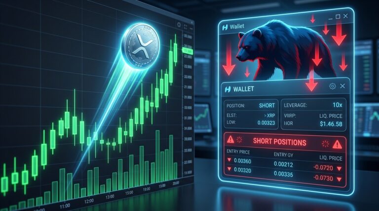 XRP Rally Faces $10M Wintermute Linked Short Position