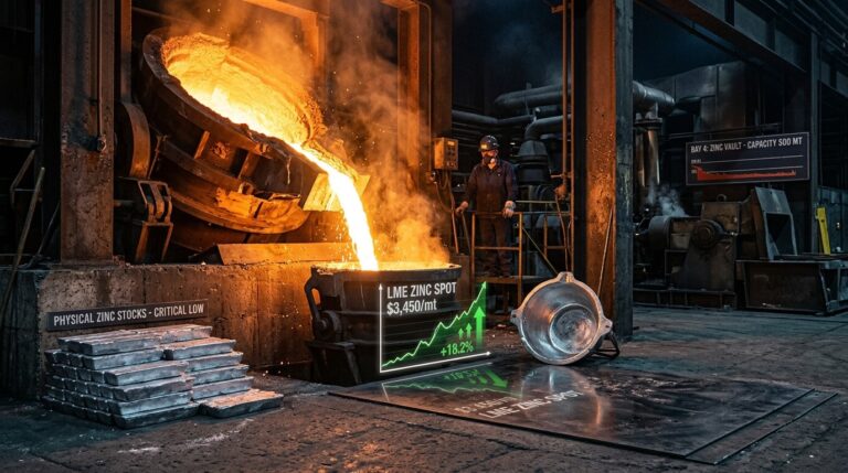 Zinc Prices Hit Four-Year High On Supply Squeeze