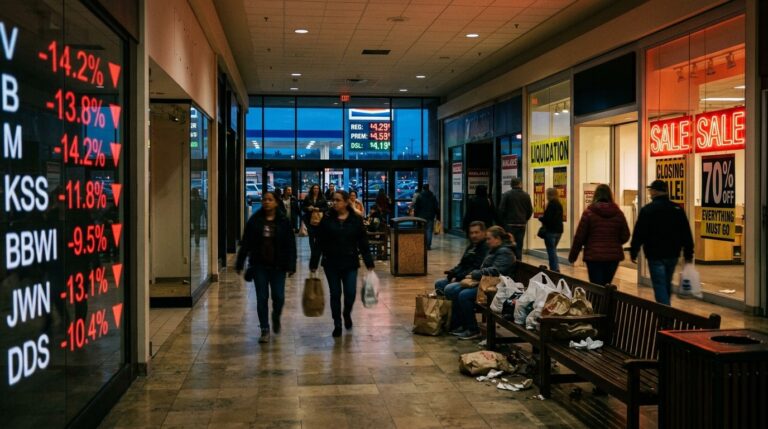 Consumer Stocks Crack As Hedge Funds Cut Retail Bets