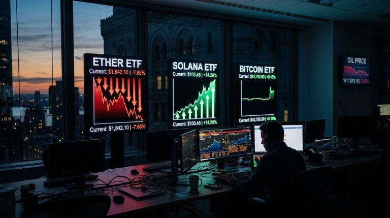 Crypto ETF Flows: Ether Outflows Versus Solana Inflows