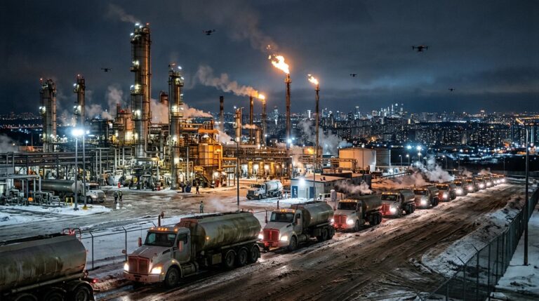 Diesel Crisis After Moscow Refinery Strike Risks Winter Shock