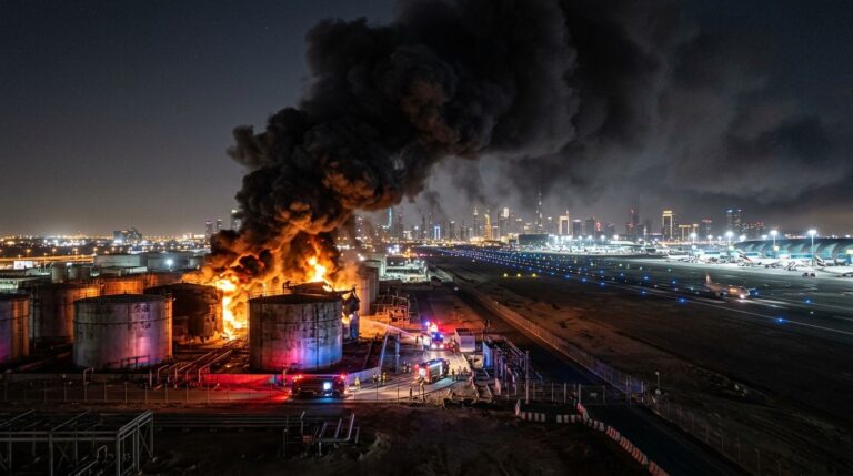 Houthi Missiles Hit Riyadh Airport Fuel Tanks