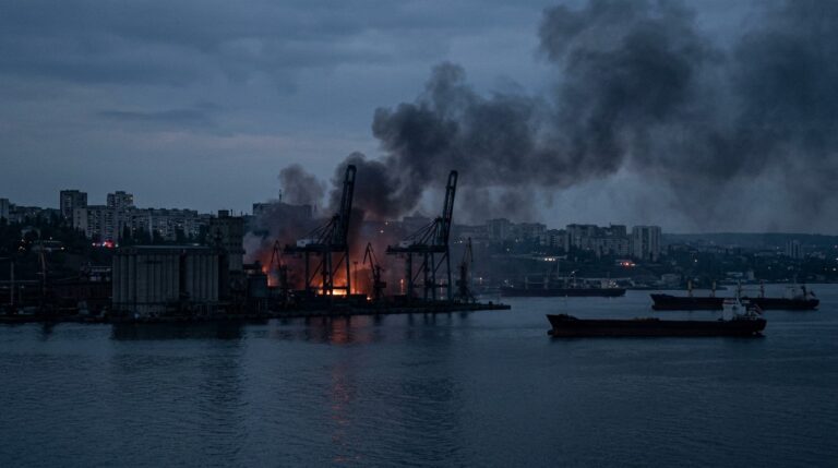 Russia Intensifies Odesa Port Strikes And Black Sea Pressure