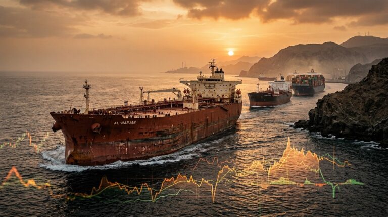 Shipping Stocks Hit Decade Highs Amid Hormuz Disruption