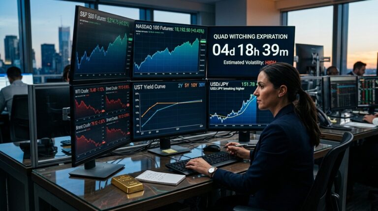 Stock Futures Flat Before Massive Quad Witching And Rising Yields