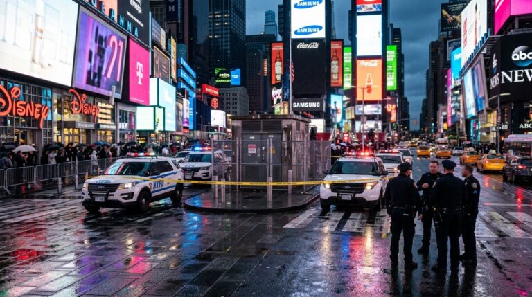 Times Square Knife Attack Forces Deadly Police Response