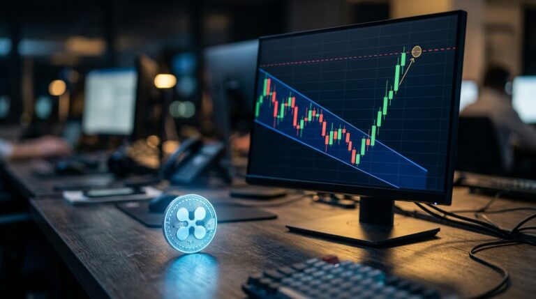 XRPDrafting the XRP price analysis article Price Breaks Falling Channel As Bulls Target $1.53