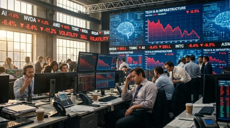AI Infrastructure Stocks Tumble Amid Inflation Fears