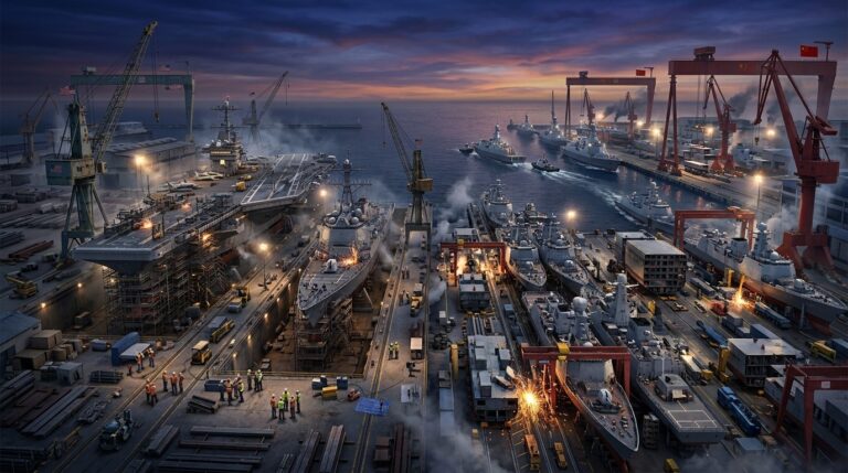 America Scrambles To Rebuild Navy As China Dominates Shipbuilding
