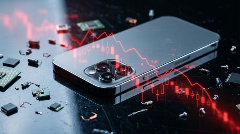 Apple Stock Drops On iPhone 18 Pro Order Cuts Signal Soft Demand