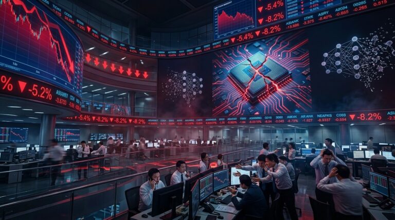 Asian Tech Stocks Plunge On AI Funding Fears