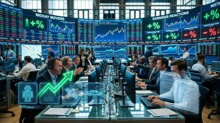 Biggest Midday Stock Movers Today Hasbro Northrop Equifax GM