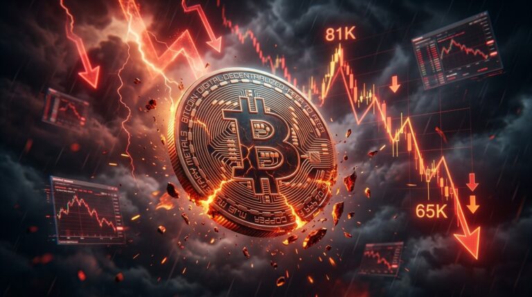Bitcoin Price Drops Below 81K Analyst Warns Of 65K Fall